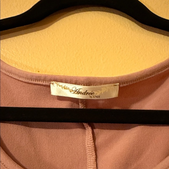 Elegant Mauve Women's Dress - Picture 2 of 5